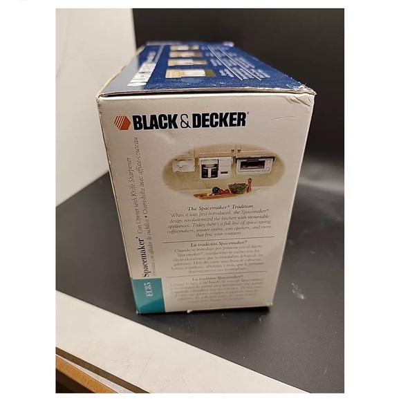 BLACK+DECKER Space-maker Multi-Purpose Can Opener, WHITE EC85 New In Box* RARE! - Picture 4 of 5